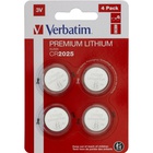 Батарейка Verbatim CR 2025 Lithium 3V * 4 (49532) U0587599