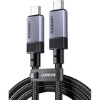 Дата кабель USB-C to USB-C 2.0m 240W 10Gbps braided black Ugreen (95619) U1182323