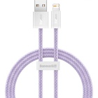 Дата кабель USB 2.0 AM to Lightning 1.0m 2.4A purple Baseus (CALD000405) U1106546