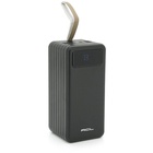 Батарея універсальна ACL 80000mAh, 4xUSB, 4 кабеля(USB/Micro/Type-C/Lighting), 1,4кг, Black (PW-94) U1108736