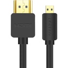 Кабель мультимедійний HDMI M to HDMI micro M 1.0m 4K HD127 black Ugreen (30148) U1202088