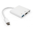 Концентратор Vinga Type-C to HDMI+USB3.0+Type-C PD (VCPATC2HDMIUSBPDWH) U0369505