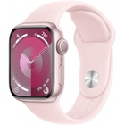 Смарт-часы Apple Watch Series 9 GPS 41mm Pink Aluminium Case with Light Pink Sport Band - M/L (MR943QP/A) U0854988