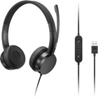Навушники Lenovo USB-A Wired Stereo On-Ear Black (4XD1K18260) U0900490