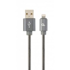 Дата кабель USB 2.0 AM to Lightning 1.0m Cablexpert (CC-USB2S-AMLM-1M-BG) U0384082