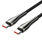 Дата кабель USB-C to USB-C 1.2m 5A nylon braided black Vention (CTYBAV) U1179487