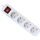 Сетевой удлинитель Defender S430 3.0 m 4 роз switch white (99238) U0278497