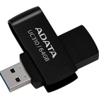 USB флеш накопичувач ADATA 64GB UC310 Black USB 3.0 (UC310-64G-RBK) U0922471