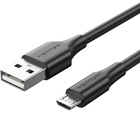 Дата кабель USB 2.0 AM to Micro 5P 1.0m black VENTION (CTIBF) U1137350