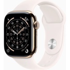 Смарт-годинник Apple Watch Series 11 GPS + Cellular 42mm Gold Titanium Case with Light Blush Sport Band - S/M (MF8W4RK/A) U1101076