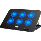 Підставка до ноутбука IceCoorel 10-15.6", 6*60mm 2500 RPM, 2*USB, 353x255x32mm, Black (A9) U1050079