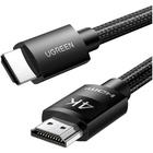 Кабель мультимедійний HDMI M to HDMI M 2.0m 4K30Hz braided HD119 black Ugreen (40101) U1109695