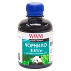 Чернила WWM Brother DCP-T300/T500W/T700W 200г Black Pigmented (B51/BP) M15322