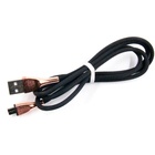 Дата кабель USB 2.0 AM to Micro 5P 1.0m black Dengos (NTK-M-SET-BLACK) U0813005