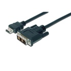 Кабель мультимедийный HDMI to DVI 18+1pin M, 2.0m ASSMANN (AK-330300-020-S) U0196851