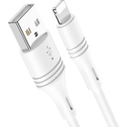 Дата кабель USB 2.0 AM to Lightning 1.0m 2.4A PVC BX43 white BOROFONE (6931474735584) U1067149