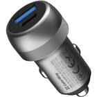Зарядний пристрій ColorWay USB-C PD35W + USB QC3.0 car adapter (CW-CHA066PD-GR) U1137883