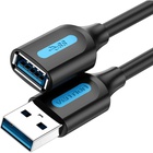 Дата кабель USB 3.0 AM/AF 1.0m black Vention (CBHBF) U1064650