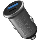 Зарядний пристрій ColorWay USB-C PD30W + USB QC3.0 car adapter (CW-CHA065PD-GR) U1137882