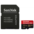 Карта памяти SANDISK 32GB microSD class 10 V30 A1 UHS-I U3 4K Extreme Pro (SDSQXCG-032G-GN6MA) U0247011