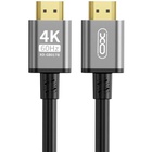 Кабель мультимедійний HDMI to HDMI 5.0m v2.0 black XO (GB017B-HDMI.tranish) U1071232