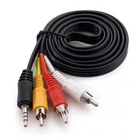 Кабель мультимедийный Jack 3.5mm male to 3RCA 1.5m EXTRADIGITAL (KBV1731) U0424650