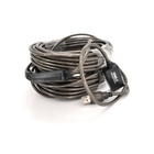 Дата кабель USB 2.0 AM/AF 20.0m active transparent Voltronic (YT-AECWC AM/AF-20.0m) U1084537