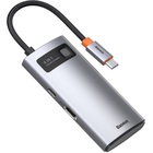 Концентратор Baseus Metal Gleam Series 4-in-1 Multifunctional Gray (CAHUB-CY0G) U0814622