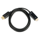 Кабель мультимедійний DisplayPort M to HDMI M 5.0m 8K/4K black Atcom (50100) U1175975