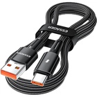 Дата кабель USB 2.0 AM to USB-C 1.0m 120W black Essager (EXC120-CG01-P) U1138933