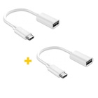Перехідник OTG USB 2.0 AF to Micro 5P 0.11m 2PCS white XoKo (XK-AC130-WH2) U1091575