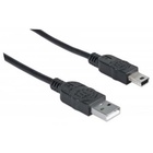 Дата кабель USB 2.0 AM to Mini 5P 1.8m Manhattan (333375) U0126515