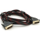 Кабель мультимедійний DVI M to DVI M 3.0m 24+1pin black/red Merlion (YT-DVI(M)/(M)NY/RD-3.0m) U1098531