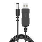 Кабель живлення USB to DC 5.5x2.1mm 12V Grand-X (RC-12B) U1072906