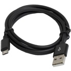Дата кабель USB 2.0 AM to Micro 5P 1.0m 2.4A black Patron (CAB-PN-USB-MICRO-1-B) U1112099