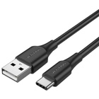 Дата кабель USB 2.0 AM to Type-C 3.0m 3.0A (18W) PVC black Vention (CTHBI) U0955445
