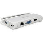 Концентратор VEGGIEG USB-C 5-in-1 USB-C + 3xUSB 3.0 + HDMI + RJ45 0.1m silver (TC07-S) U1099705