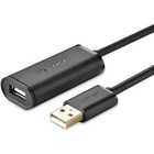 Дата кабель USB 2.0 AM to AF 5.0m Active black Ugreen (10319) U1130668