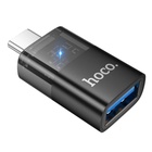 Дата кабель OTG USB 3.0 AF to USB-C Black HOCO (6942007647199) U1089927