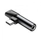 Перехідник USB-C M to USB-C F + 3.5mm F black Baseus (CATL41-01) U1144422