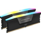 Модуль пам'яті для комп'ютера DDR5 64GB (2x32GB) 6000 MHz Vengeance RGB Black Corsair (CMH64GX5M2B6000C40) U0874225