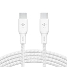 Дата кабель USB-C to USB-C 2.0m 100W white Belkin (CAB014BT2MWH) U0851138