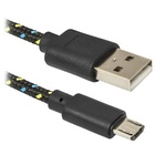 Дата кабель Defender USB08-03T USB 2.0 - Micro USB, 1m (87474) U0248093