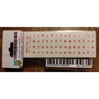 Наклейка на клавіатуру BestKey мініатюрна прозора, 56, помаранчевий (BKm3OrTr) U0871434