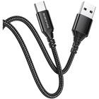 Дата кабель USB 2.0 AM to USB-C 1.0m 2.4A black BOROFONE (6931474745835) U1089586