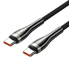 Дата кабель USB-C to USB-C 2.0m 5A nylon braided black Vention (CTYBH) U1179488