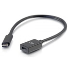 Дата кабель USB-C F to 3.1 USB-C M 3.1 Gen2 0.3m 510Gbps C2G (CG88657) U0791684
