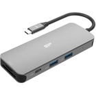 Концентратор Silicon Power USB-C 8-in-1 SR30 Silver Aluminum (SPU3C08DOCSR300G) U0924203