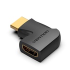 Перехідник HDMI M to HDMI F 4K60Hz 90° corner black Vention (AIPB0) U1179418