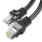 Патч-корд 2м UTP cat 6 RJ45 TopSpeed Ethernet Round Cable Black Essager (EXCWXY-JSA01) U1162114